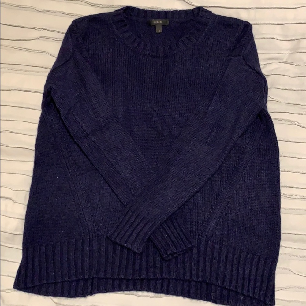 Navy jcrew sweater